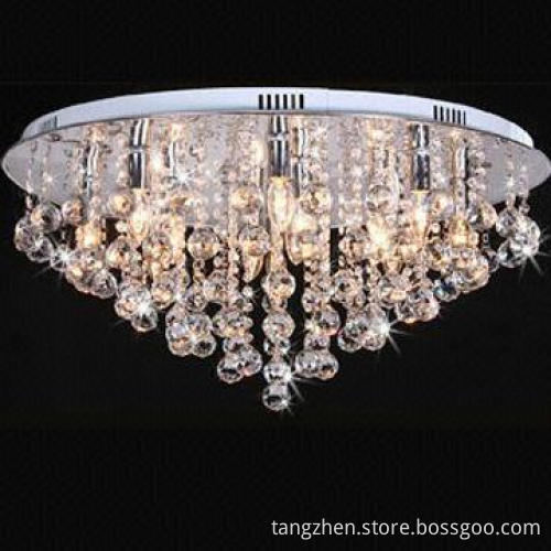 K9 crystal ceiling light, modern and simple style